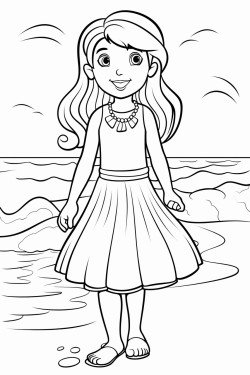 girl of the beach