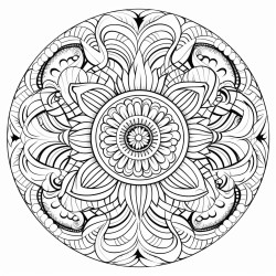 round mandela art