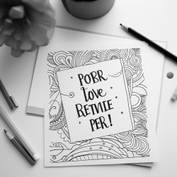 a simple doodle in the background and a a text in the front stating believe in yourself