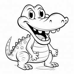 cartoon crocodile