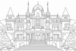 art deco chateau