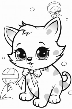 kitten playing