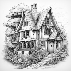 evening in a cottage