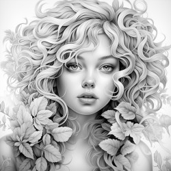 person with beautiful hair