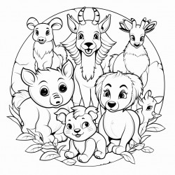 different animals
