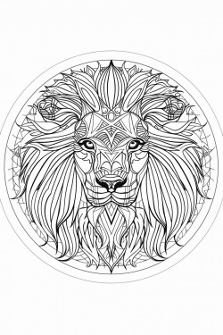 lion mandala