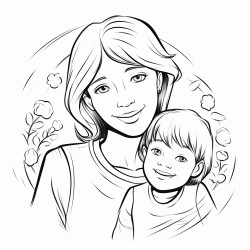 mother and son