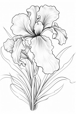 beautiful flower irise