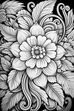 beautiful mandala book cover colored size a4