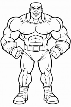 a handome bodybuilder smiling