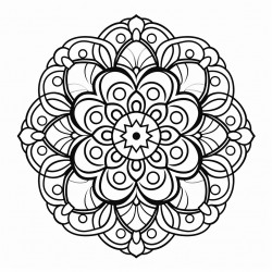 abstract design for mandala