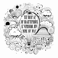 inspirational motivational quotes with bubble type letters and pretty filler images around words