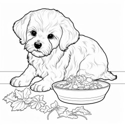perro comiendo un hueso