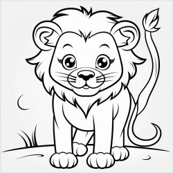cute lion
