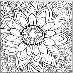 calming mandela pattern