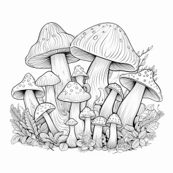 halloween mushroom