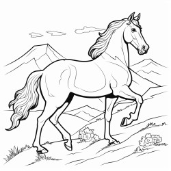 un hrisson qui monte  cheval