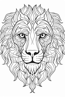 lion mandala