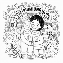 embracing autism phrase with fun details