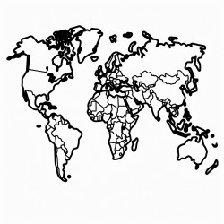 create a country name coloring page for every country including the flag flower and outline