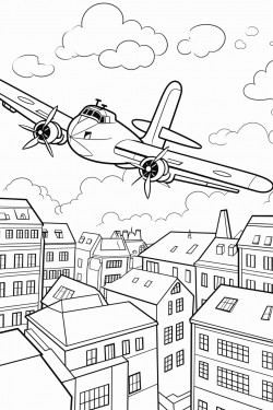 german planes drop leaflets on hamburg