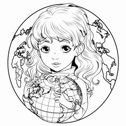 a elf girl who is earth themed