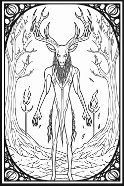 wendigo tarot card