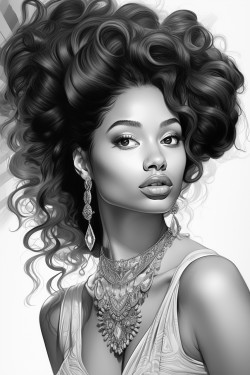 black women in luxury