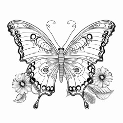 butterfly floral