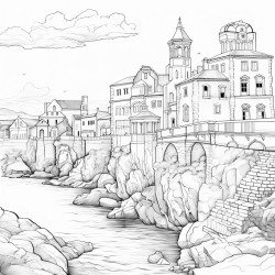 dibujo asturias