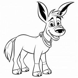 donkey wearing a sombero