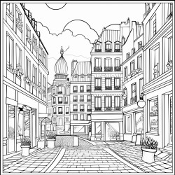 art neuveau paris street