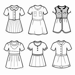 set of clothes