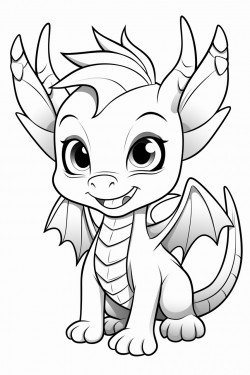 create a cute little dragon with unusual details with the ability of atmokinesis