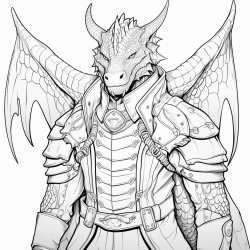 uniform and dragon