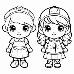 cute coloring book for toddlers