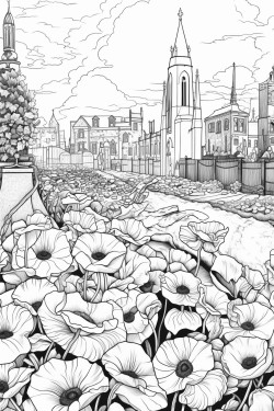 a remembrance day scene