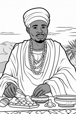 chagga native rich african merchant