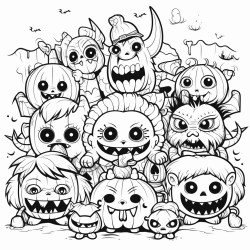 monstres dhalloween