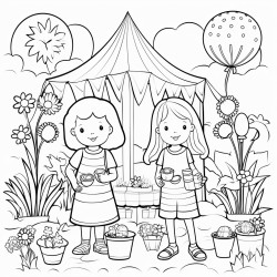 garden party decorations