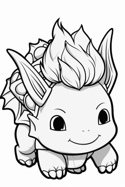 bat riding on the back or a chubby triceratops