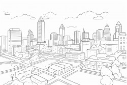 a city with wealth high employment traffic pollution and overcrowding