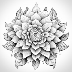 create an without body with flower mandalas and nature art