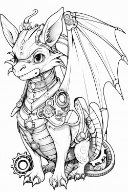 steampunk dragon