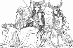 elves fairies druids