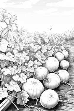watermelon seed sprout coming from the ground coloring page