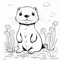 cute otter