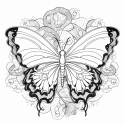 butterfly mandala