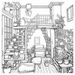 tiny cute room