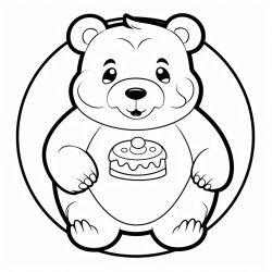 fat brown bear